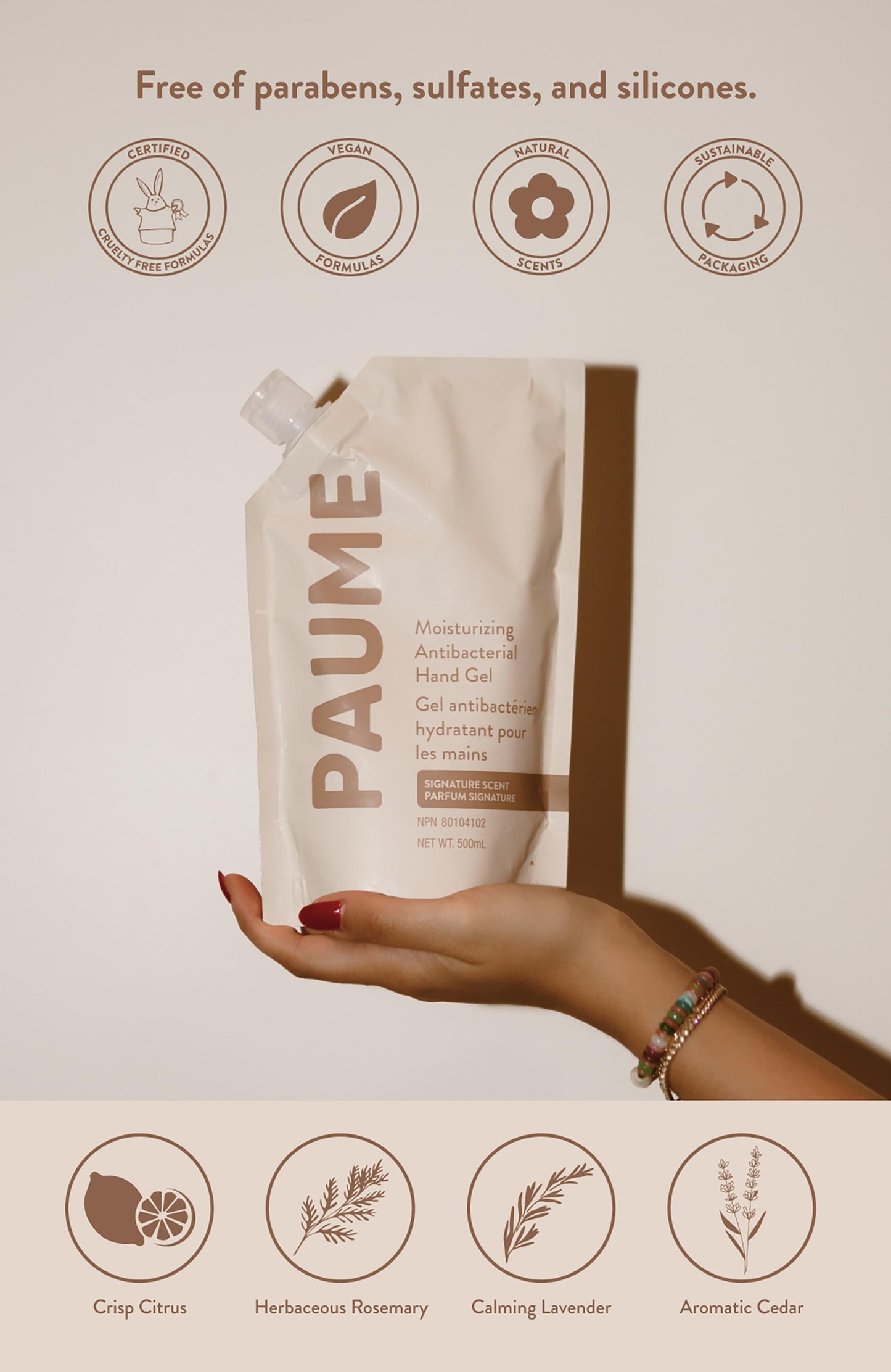 Moisturizing Antibacterial Hand Gel Refill Bag