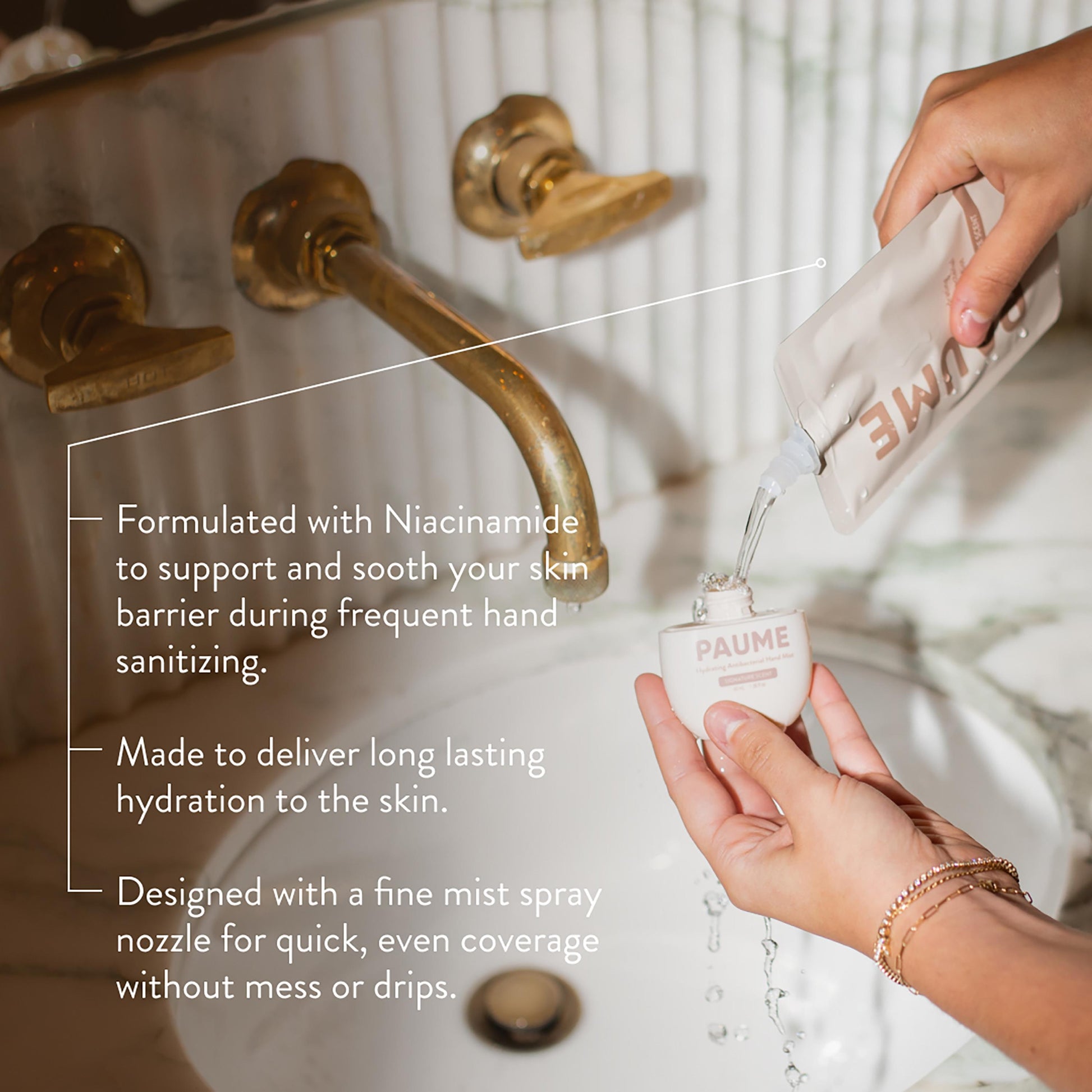 Hydrating Antibacterial Hand Mist Refill Bag