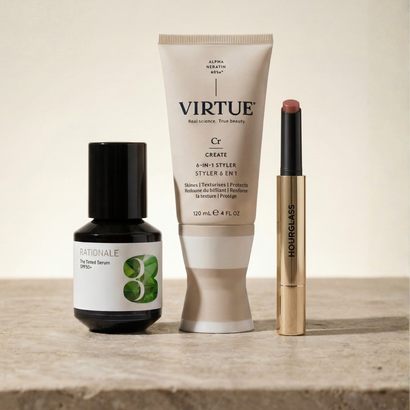 Rationale Tinted Serum Virtue 6-in-1 Styler Hourglass Lip Balm